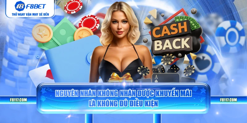 Nguyên nhân không nhận được khuyến mãi là không đủ điều kiện