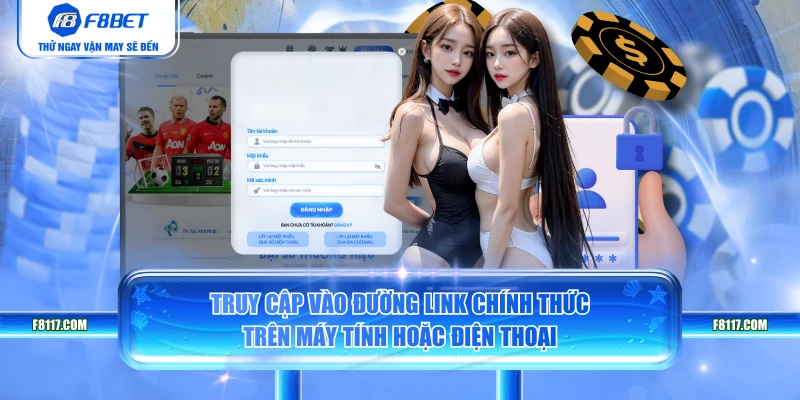 Truy cập vào đường link chính thức trên máy tính hoặc điện thoại